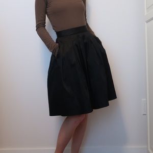 Black High Waisted Skirt